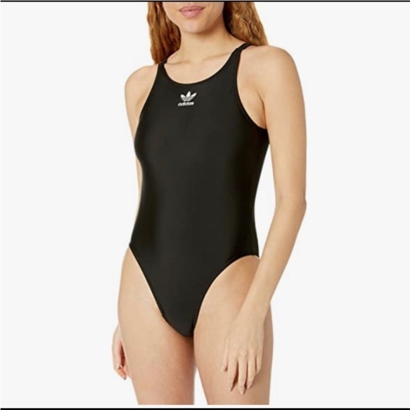ADIDAS OriginalsTrefoil Swimsuit /body suit/ one piece Size Medium - Picture 1 of 9